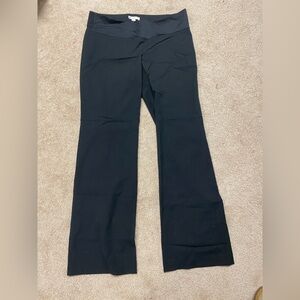 Black maternity slacks